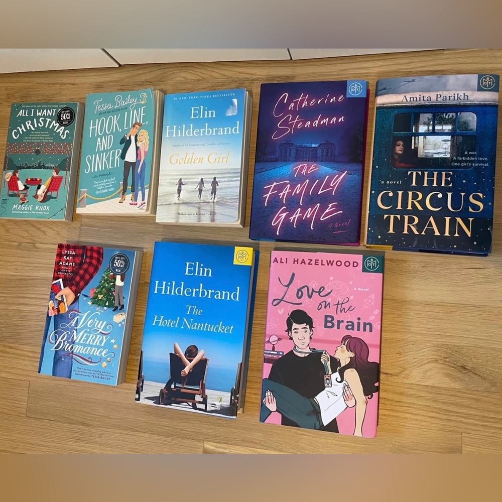 Set of 8 novels